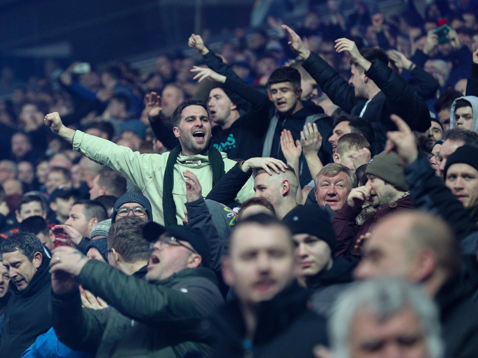 Preston fans make their voices heard at Blackburn