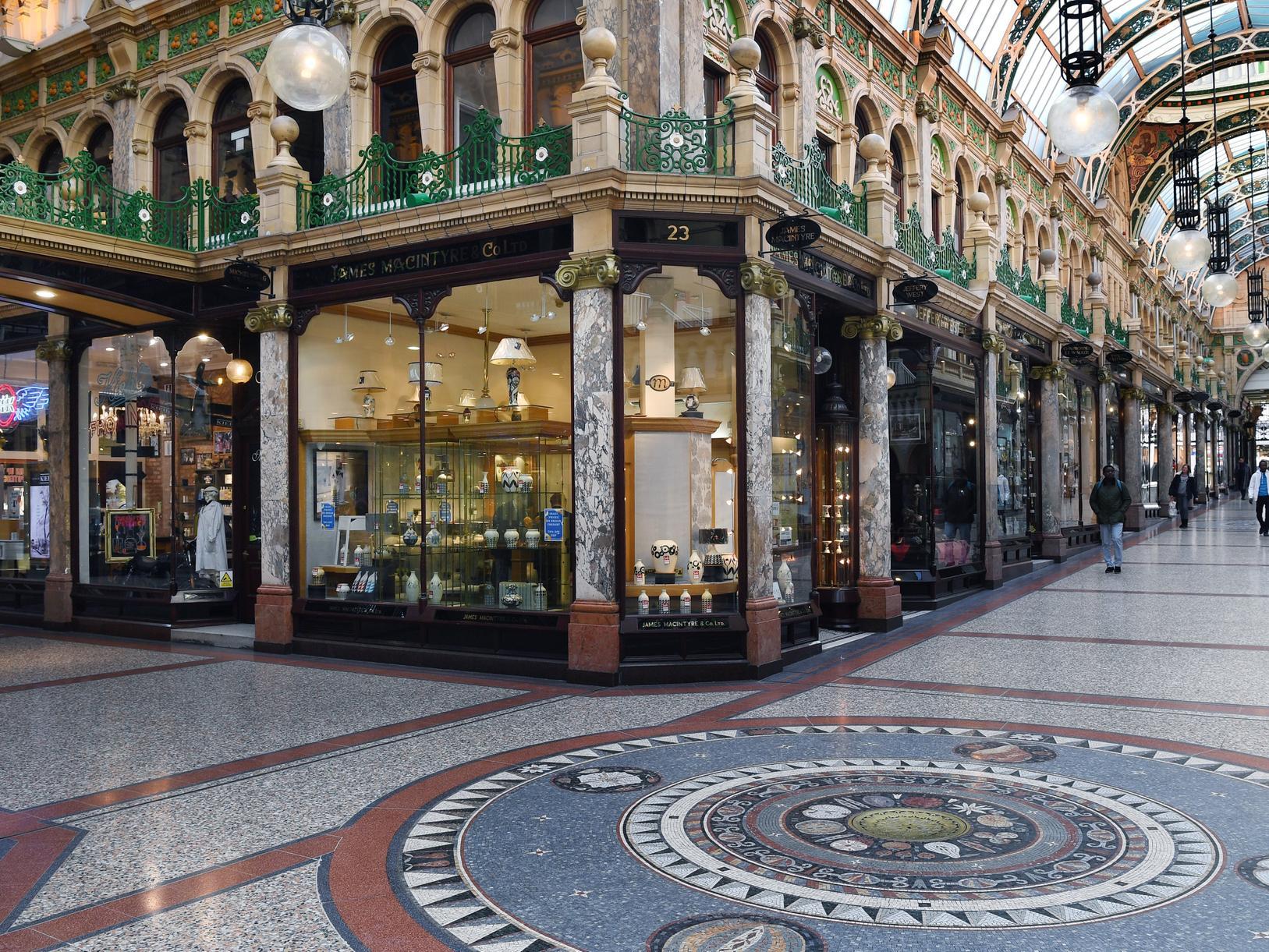 Arguably one of the most beautiful in the country, the County Arcade hosts upmarket boutiques such as Vivienne Westwood, Charbonnel & Walker and Molton Brown.