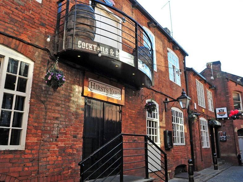 Hirst's Yard was a lively versatile bar located down a cobbled street off Call Lane.