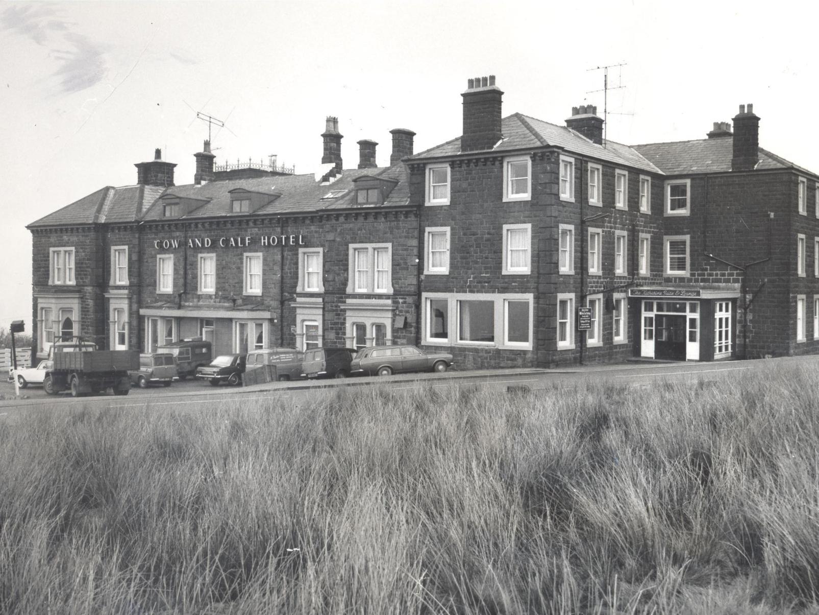 The Cow and Calf Hotel in the early 1970s.