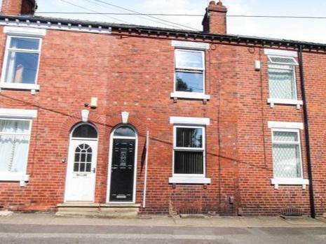 Two bed terraced house for sale for offers over 85,000.