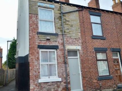 Two bed terraced house for sale for 65,000.
