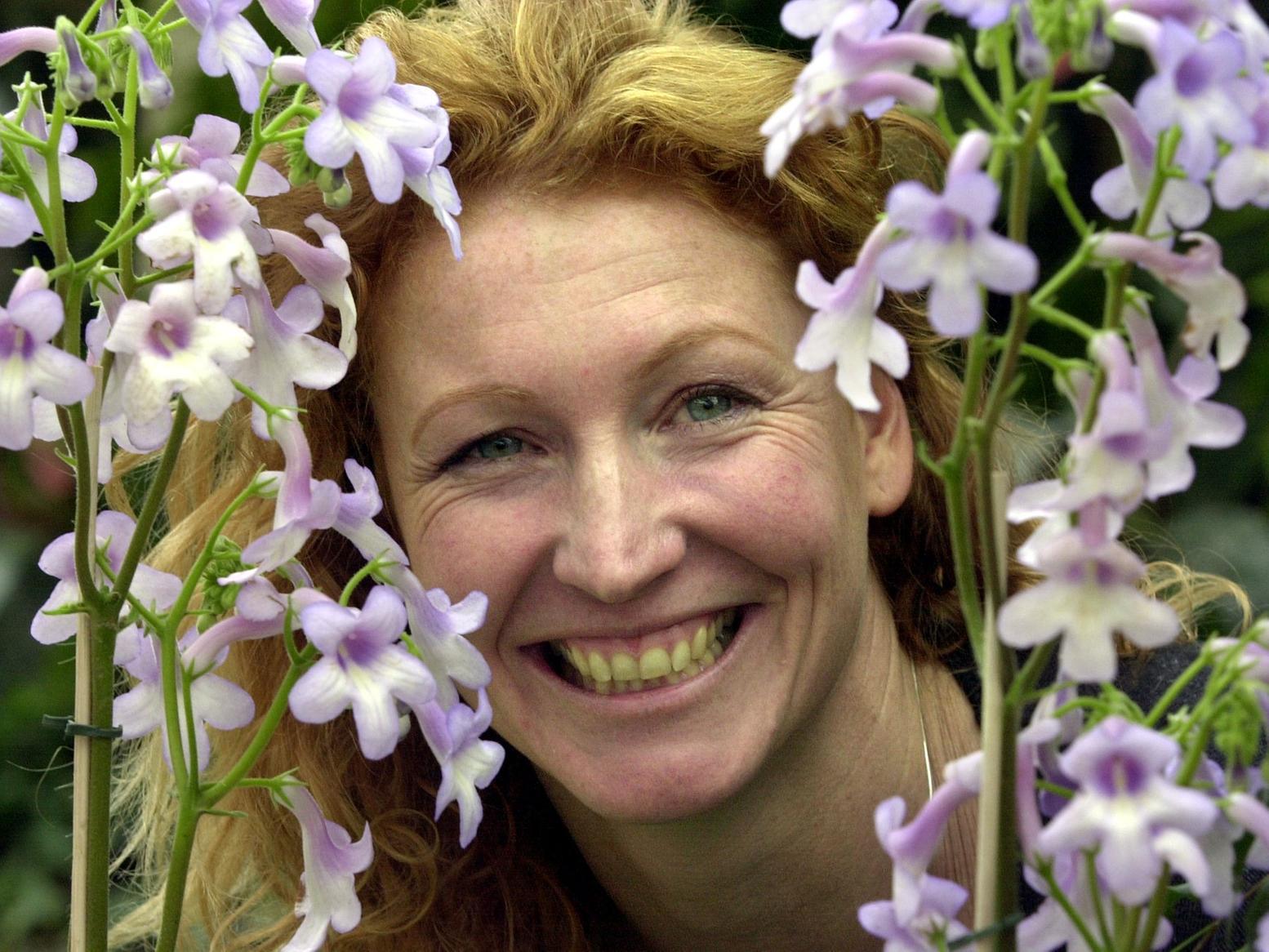 Charlie Dimmock opened Tong Garden Centre.