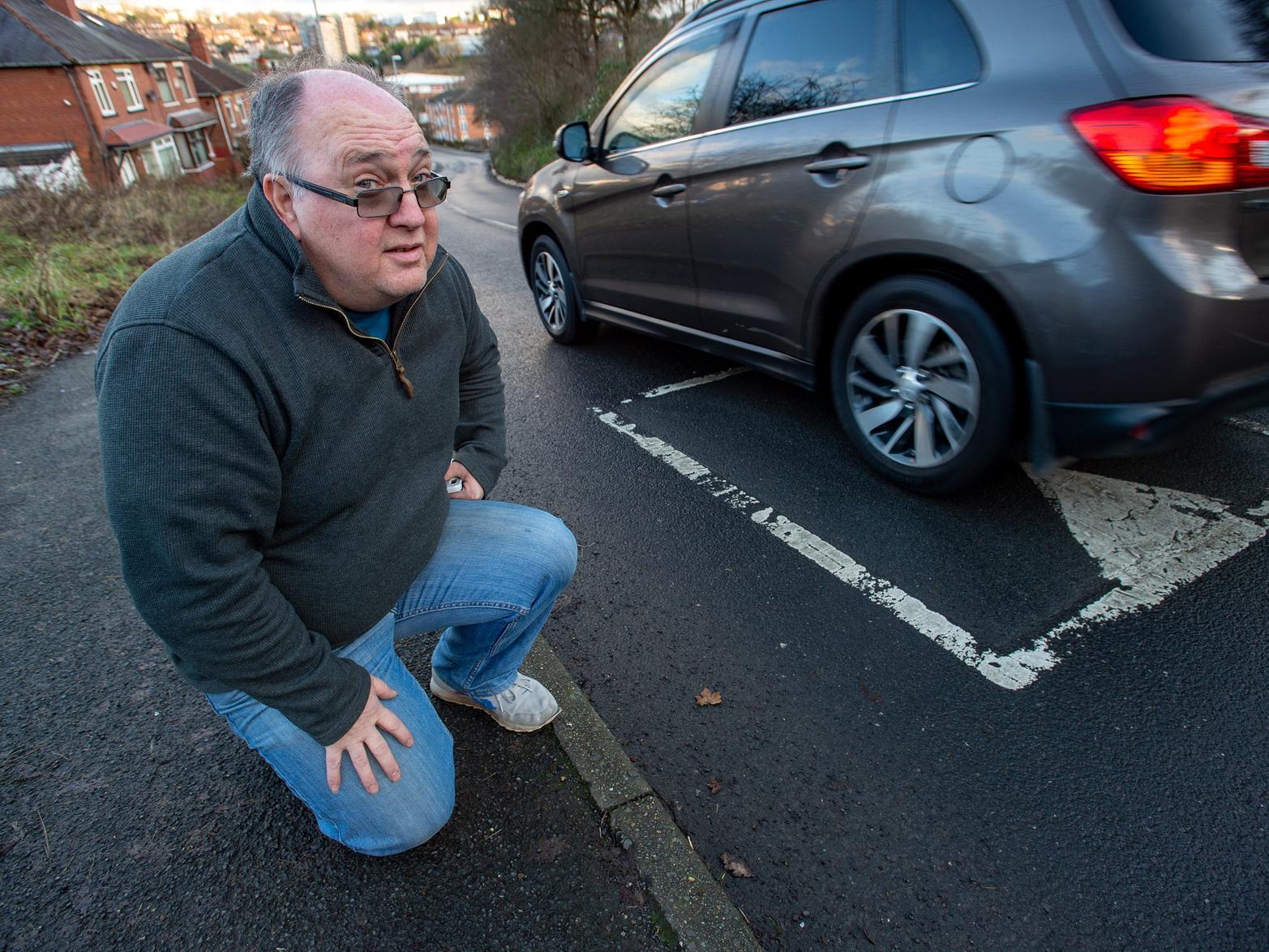 Resident Keith Ashton said: "What the council are trying to say to us is there's been no serious accident. They've hit my wall twice and hit my car. I've lost my job because of it."