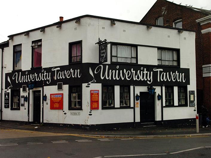Later, the University Tavern, on Moor Lane, Preston