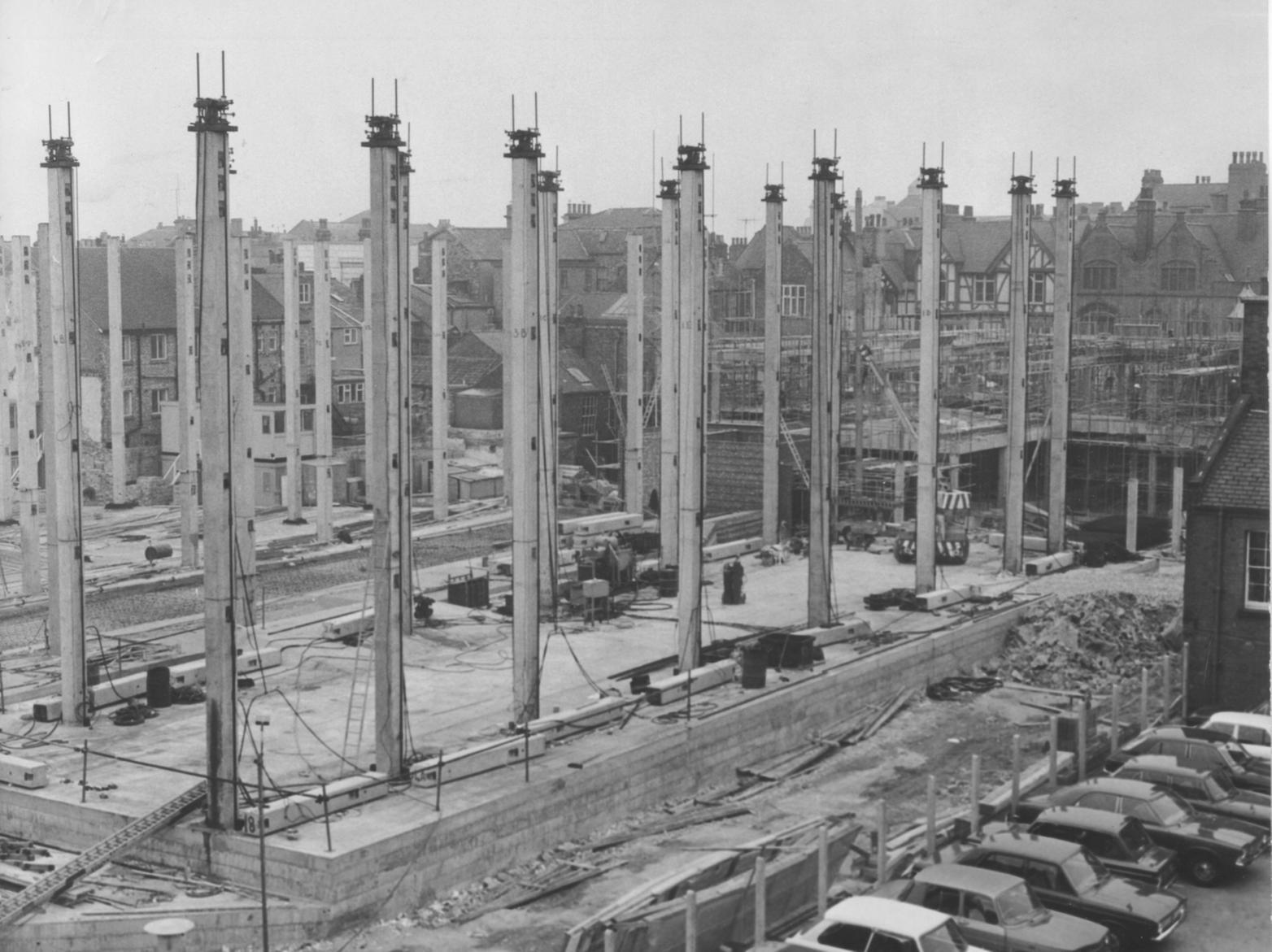 Can you remember the Balmoral Centre being built in town? This photo is from 1974.