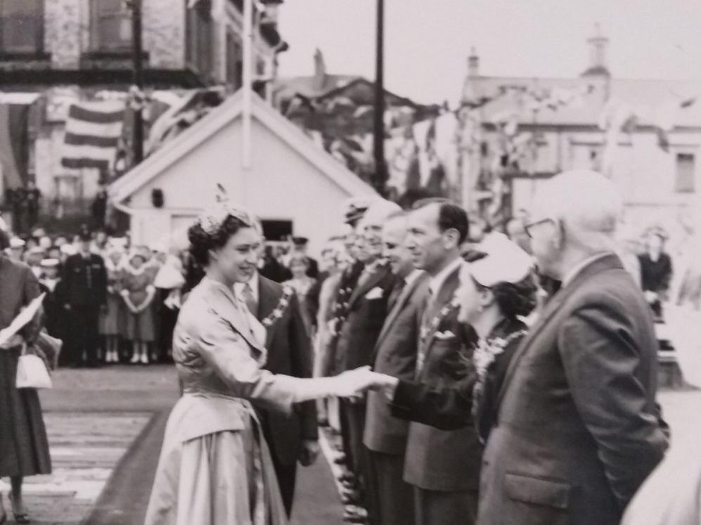 Princess Margaret in Fleetwood, 1954