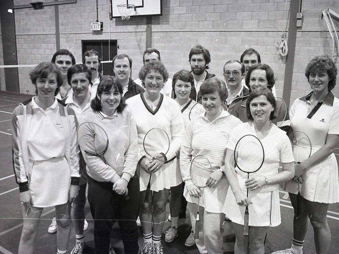 NWWA badminton, played at Brownedge School in Bamber Bridge