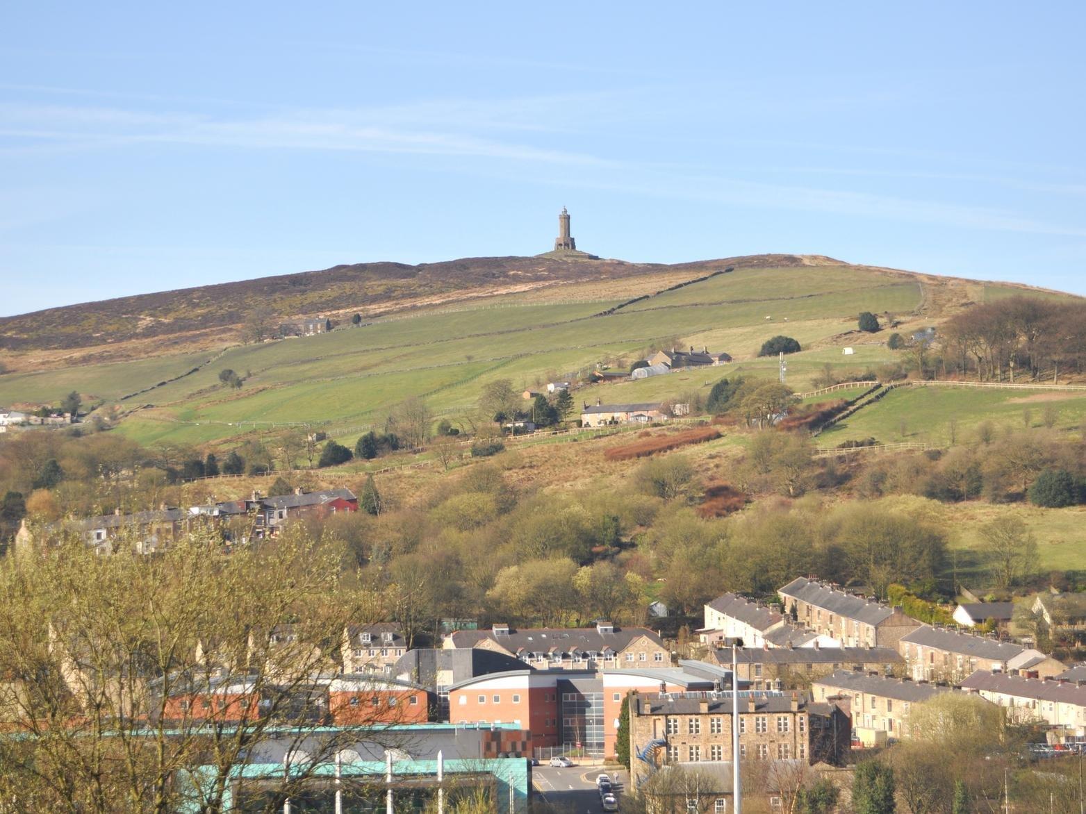 A West Pennine Moors Trail circular walk takes in some fantastic views of the surrounding countryside from Darwen Moors. Darwen Tower was built to celebrate Queen Victorias Diamond Jubilee in 1897.