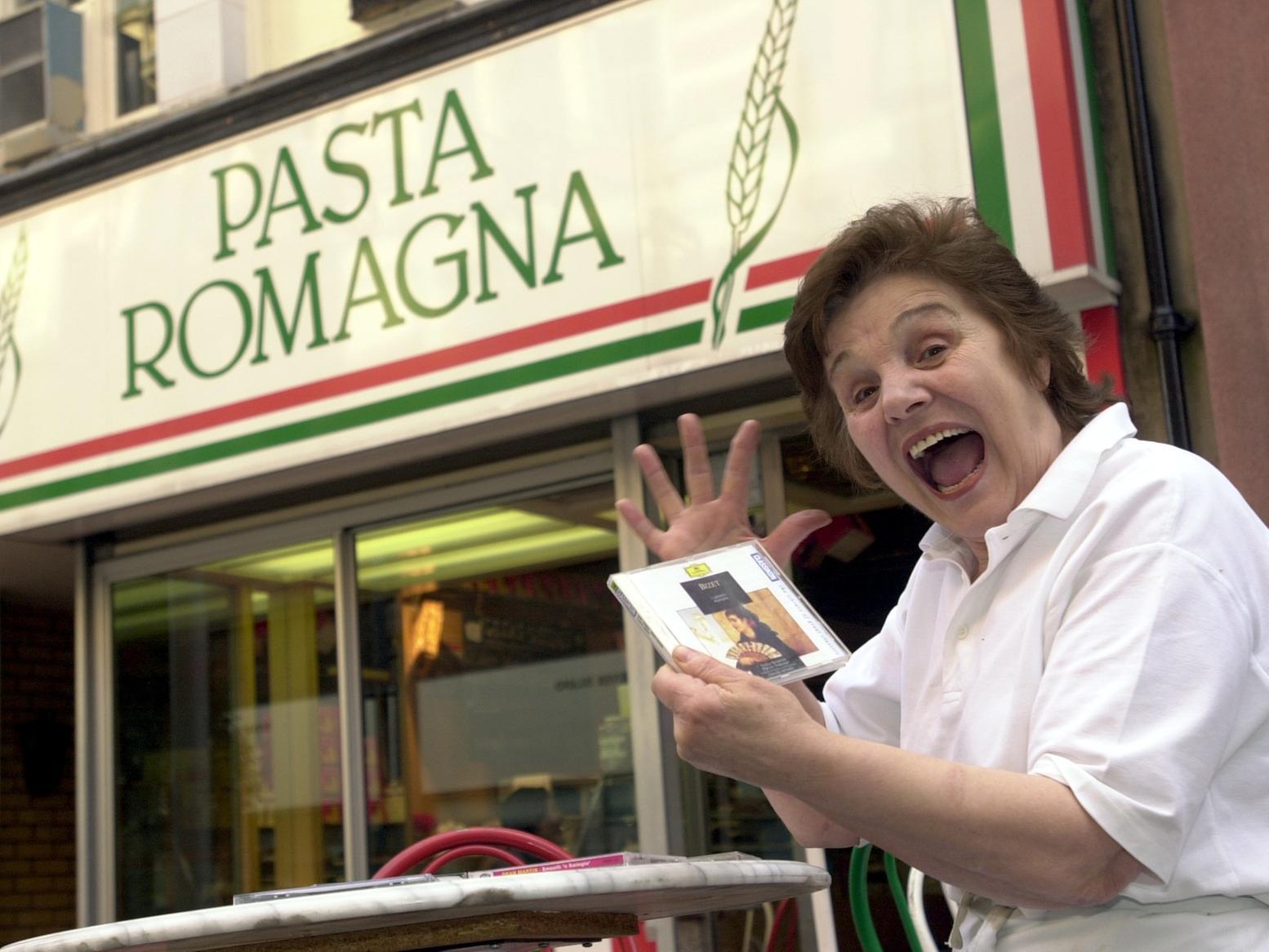 Gilda Porcelli who ran the Pasta Romagna restaurant in the city centre, was given a warning letter from council chiefs for singing and playing music too loud which was disturbing passers-by.