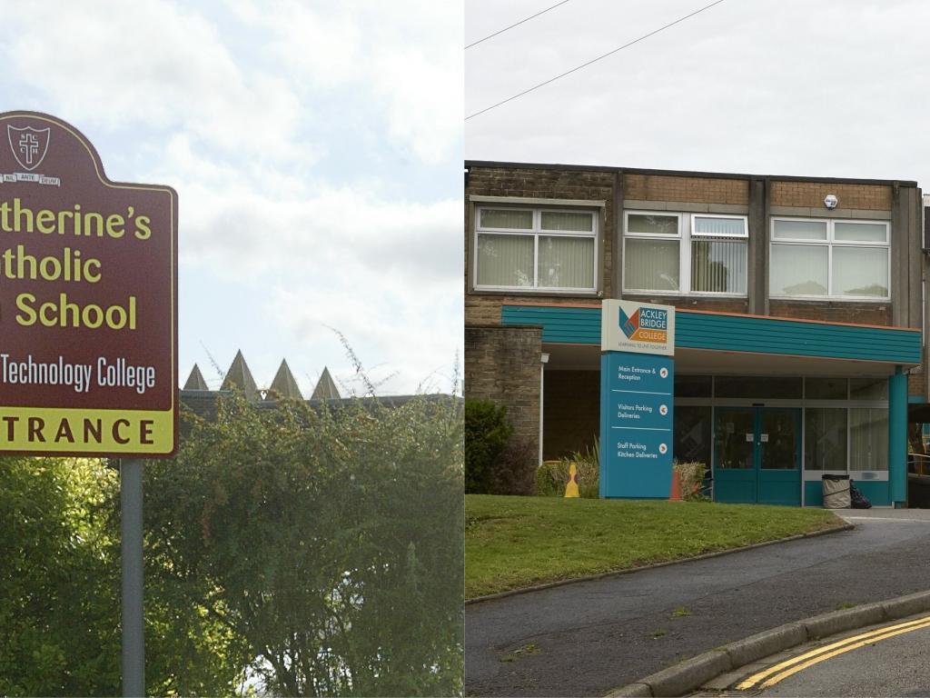 Since 2000, St Catherines Catholic High School in Holmfield has transformed from a normal secondary school to a fictional one.Ackley Bridge now uses the building to film the Channel 4 series.
