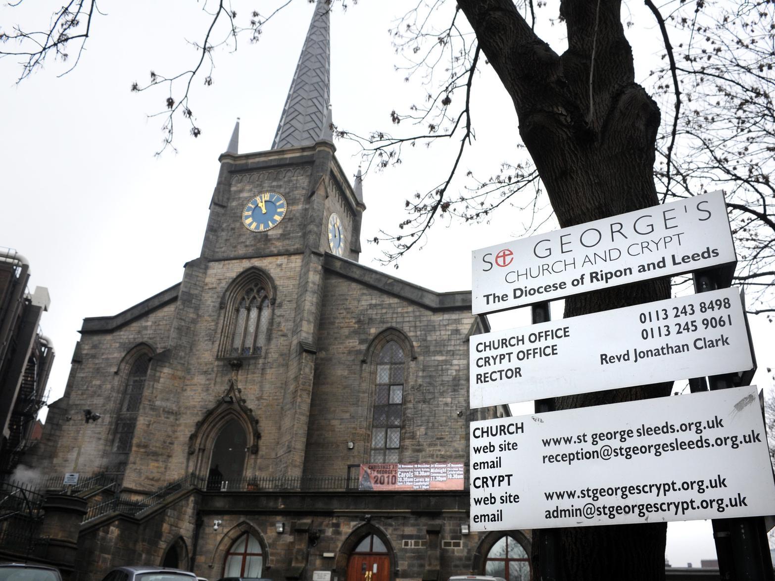 Will Quince, Minister for Welfare Delivery, visited St George's Crypt in Leeds.