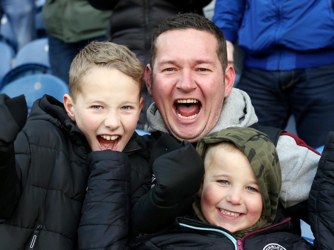 Burnley v Leicester fan photos. Credit: Rich Linley/Camera Sport