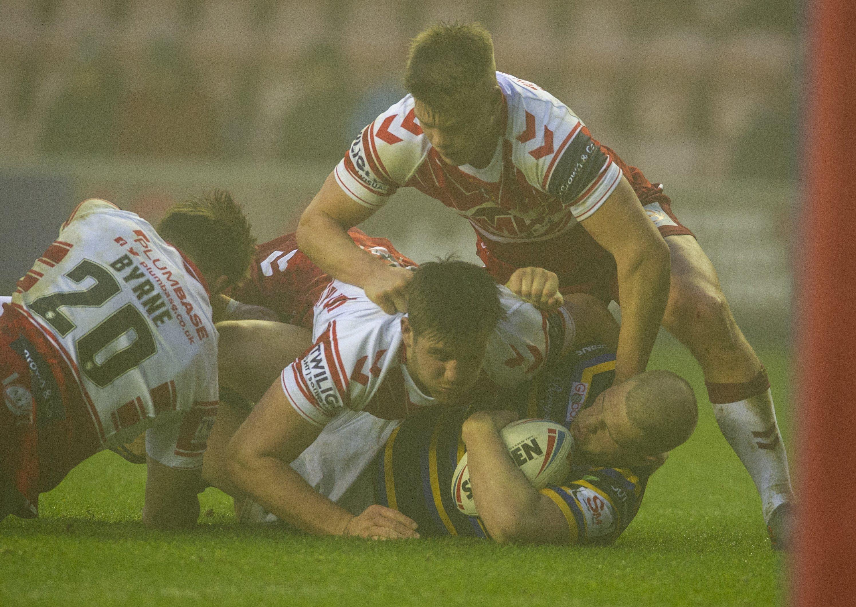 Tom Holroyd proved more than a handful for Wigan last Sunday. PIC: Tony Johnson/JPIMedia