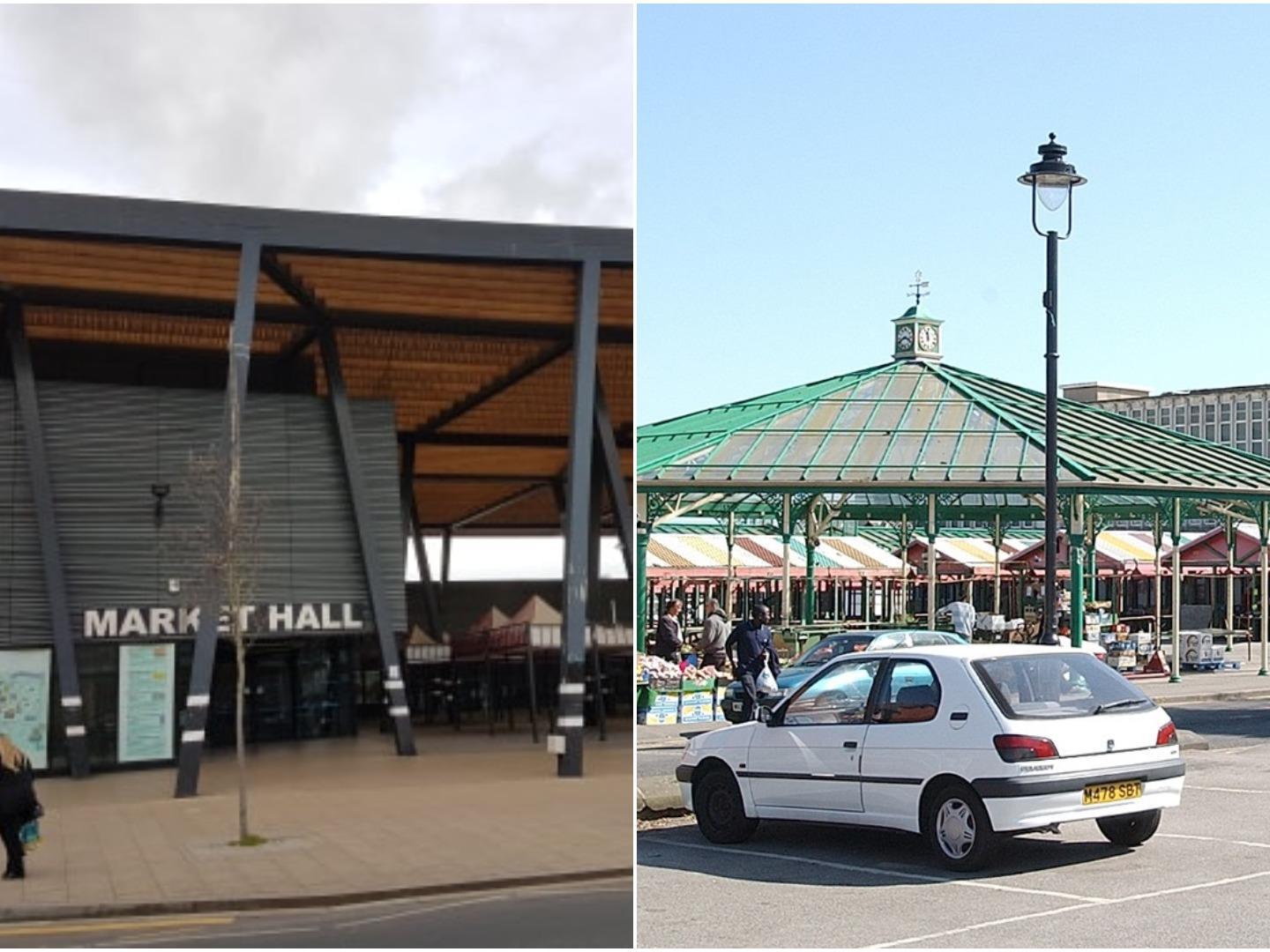 New and old. The 3m Wakefield Market Hall was built in 2008 as part of the regeneration of the Trinity Walk and Marsh Way area. The last trader moved out in 2018.