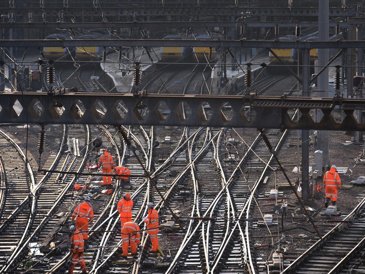 Work is being carried out to improve signalling on the East Coast Main Line (Photo: Stefan Rousseau/PA Wire)