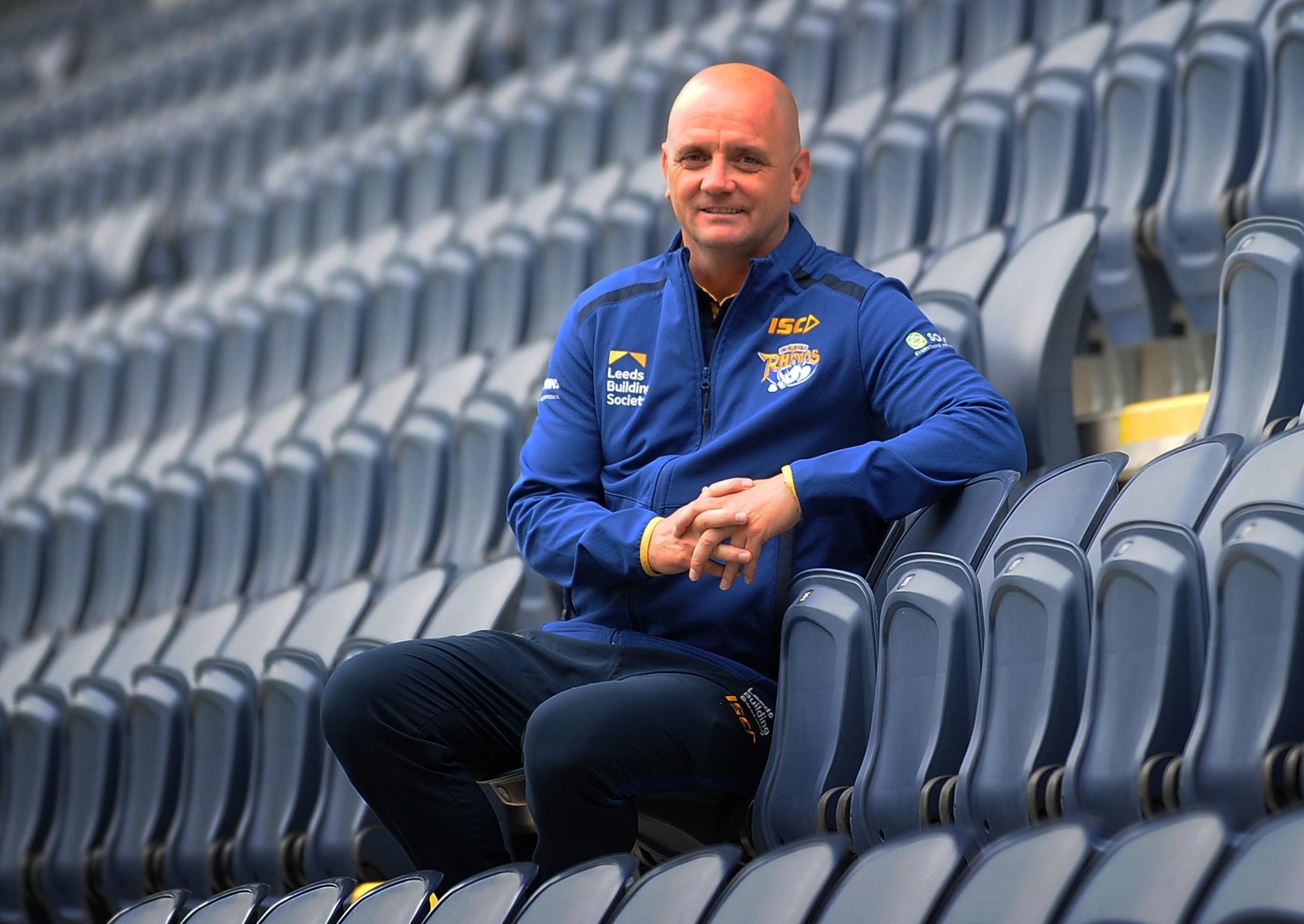 Leeds Rhinos head coach, Richard Agar. PIC: Simon Hulme/JPIMedia
