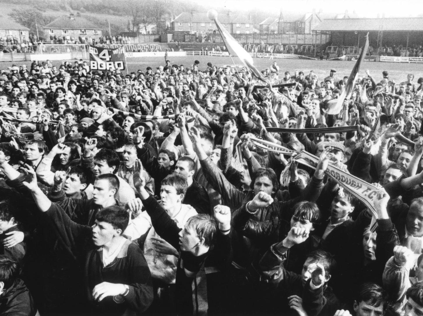 You celebrated when Scarborough FC got promoted to the Football League Fourth Division in 1987.