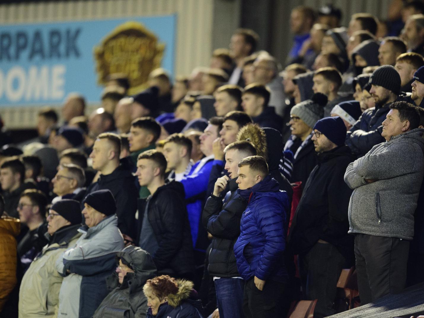 PNE fans are on their feet as they watch their team comfortably see off Barnsley.