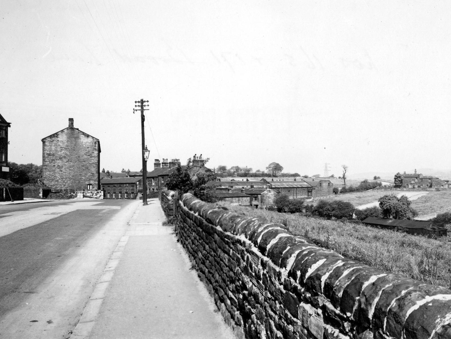 A view along Broad Lane in Bramley close to the junction with Waterloo Lane.