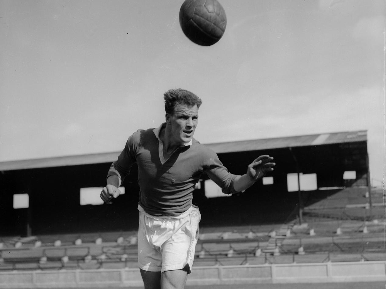 John Charles, the 'Gentle Giant' of Leeds United. John and his brother Mel were both capped for Wales.