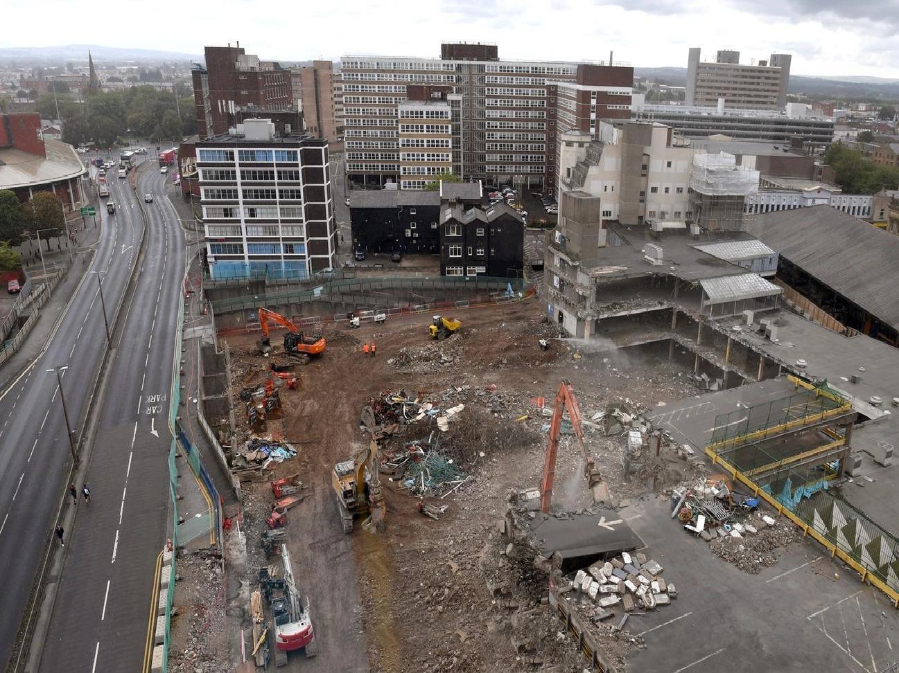 Demolition of Preston's indoor market hall, which had stood proudly in the city since 1973, began on July 15, 2018. Acinema, leisure complex, andmodern multi storey car park is planned for the site.