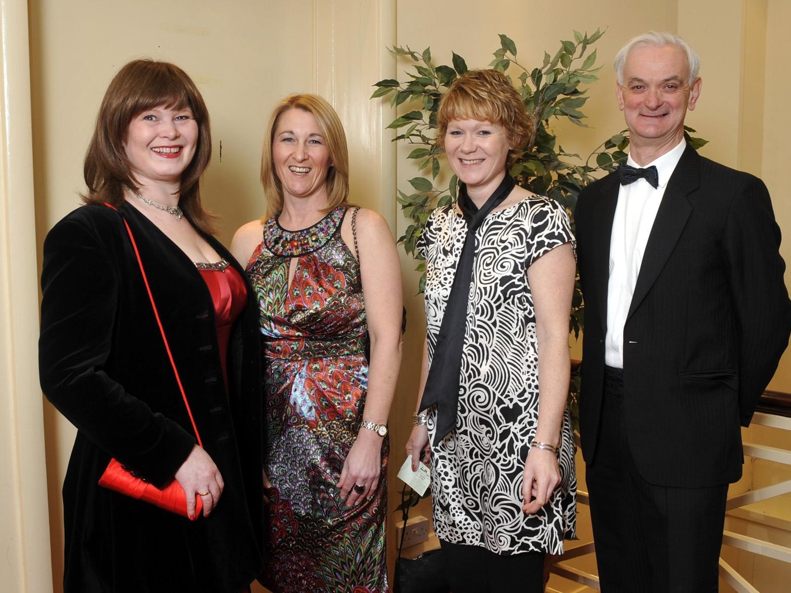 Julie Graves, Elizabeth McPherson, Emma Teasdale, and Michael Graves, from Scarborough Carers Resource.