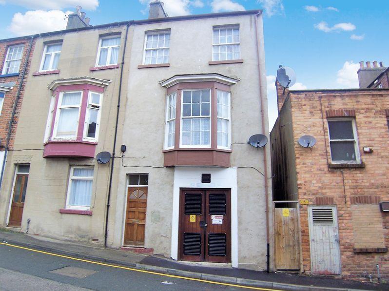 A three-storey mid-terrace house believed to be Grade II and with two-bedroom listed is on the market with a guide price of 75,000.