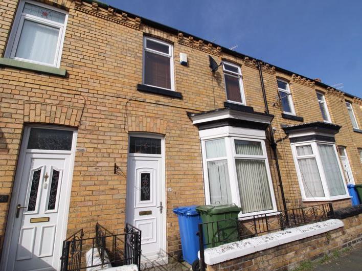 Described as an ideal first time buyer home or investment opportunity, this two-bedroom  terrace house is listed at 99,950.