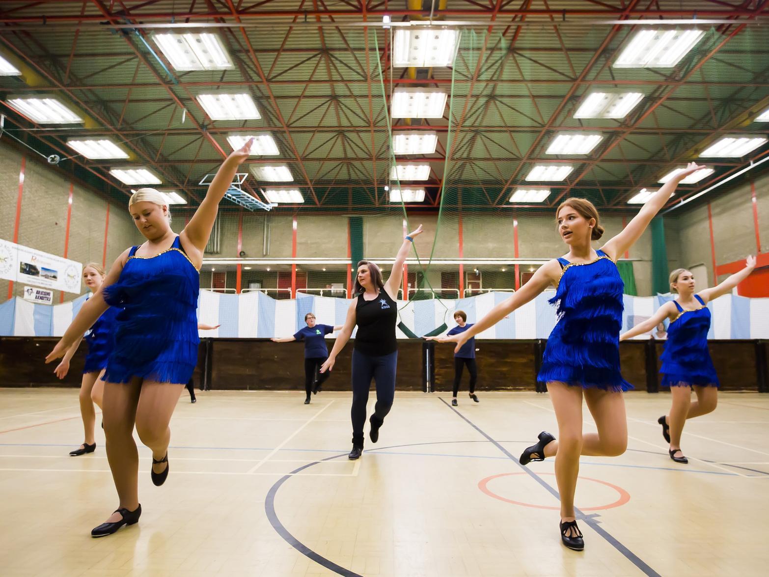 Dancers from Karen Binns Stage School.