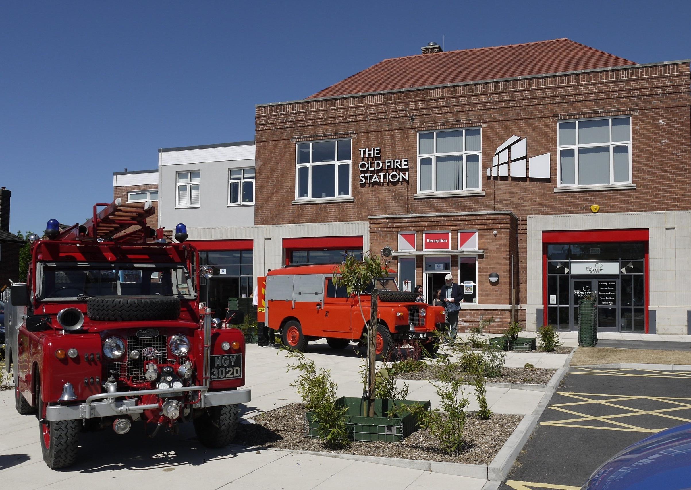 OPEN DAY: Vintage fire vehicles outside The Old Fire Station, Gipton in June 2018. The venue in East Leeds is a community and enterprise hub.