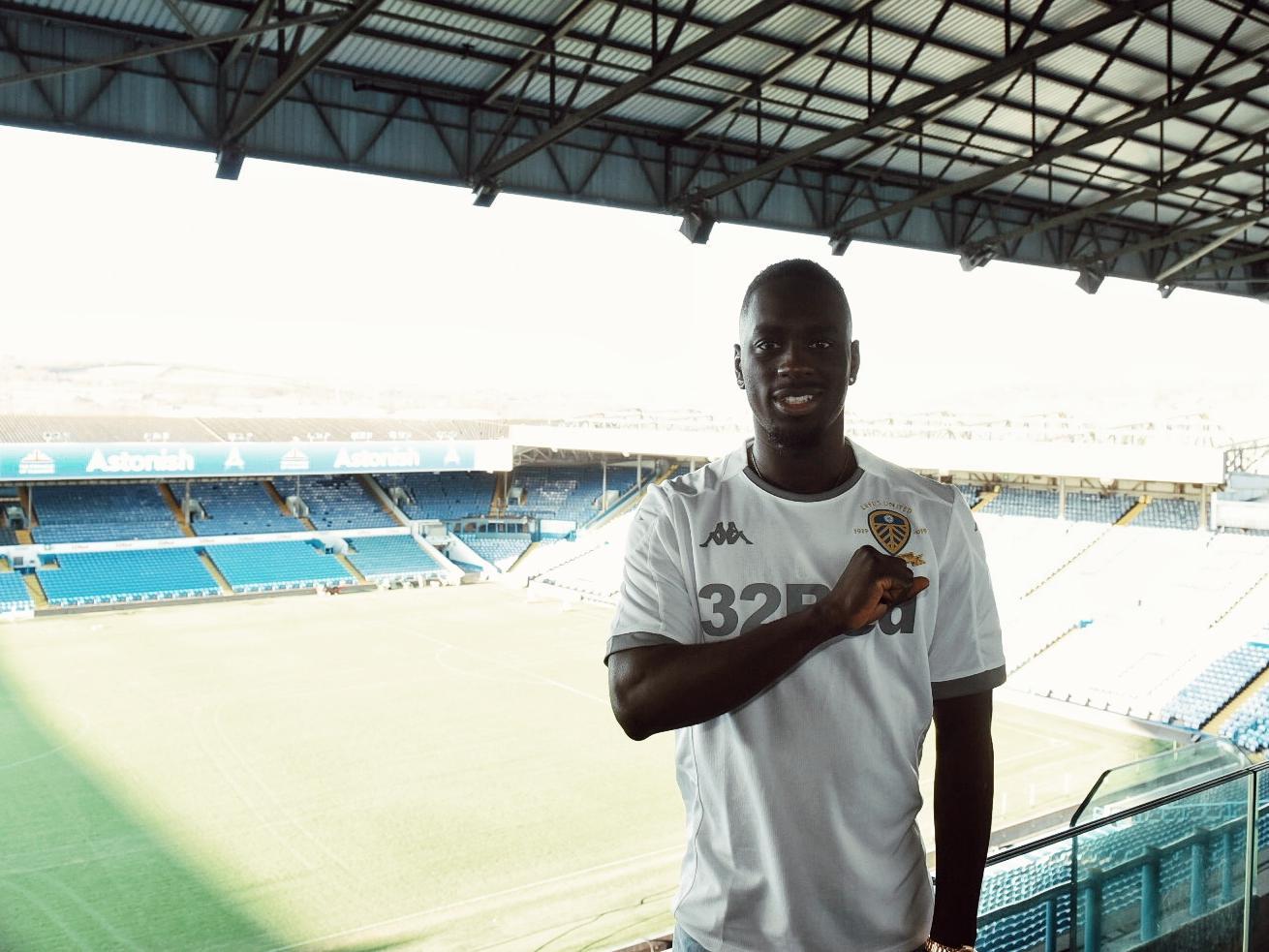 Jean-Kevin Augustin at Elland Road earlier today