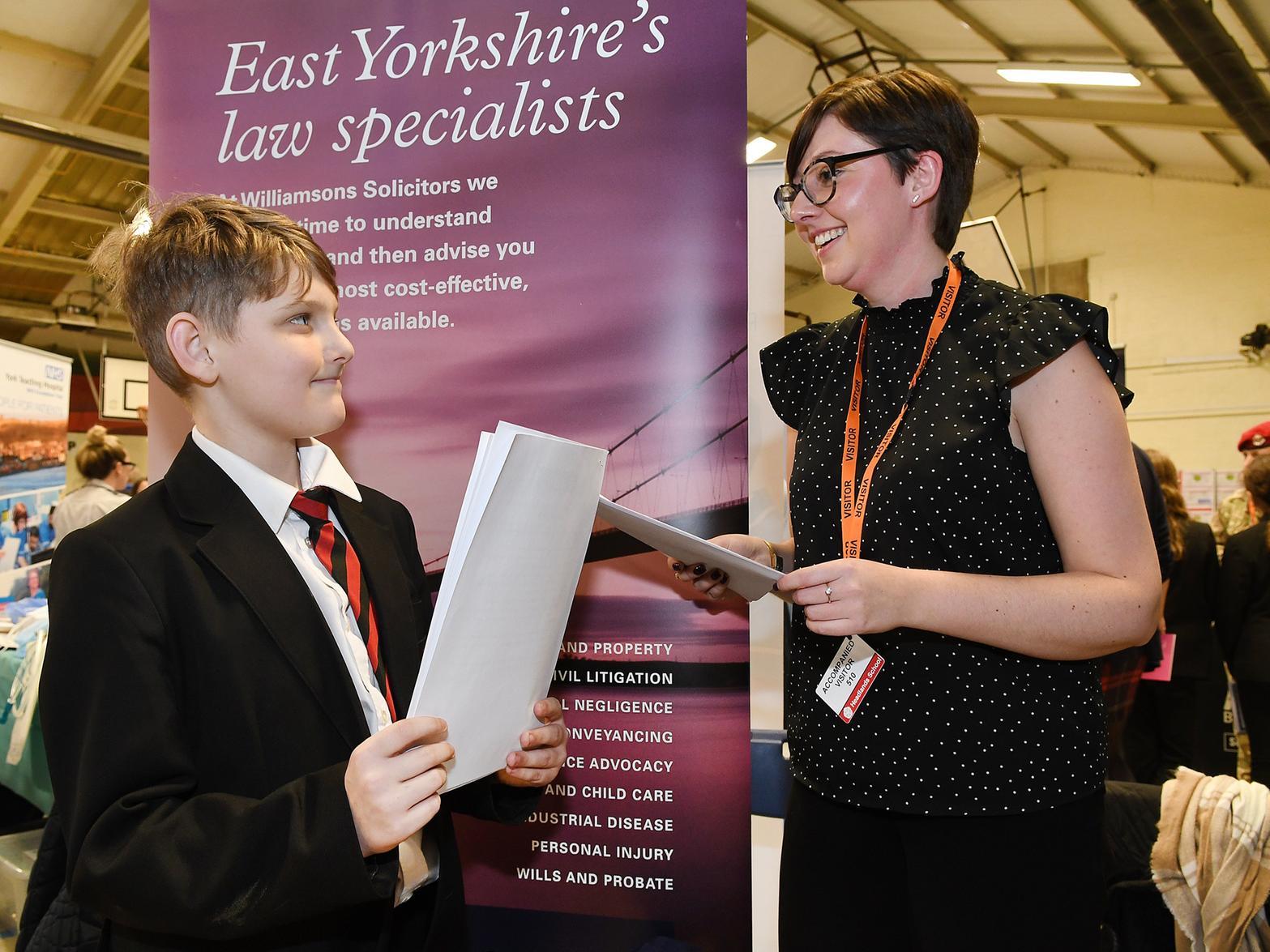 Beth Dyson from Williams Solicitors talks to Shane Sennett, 11.