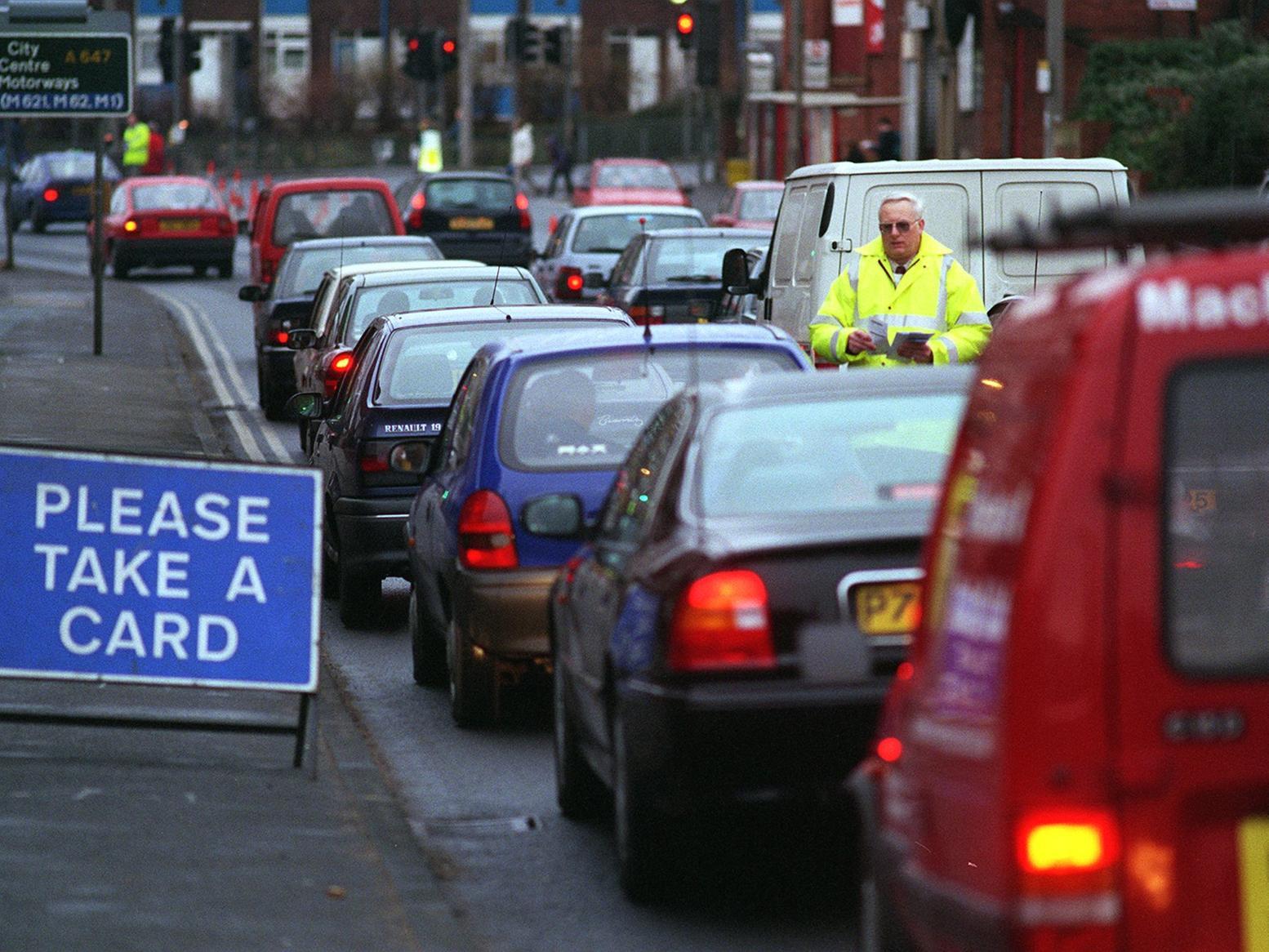 The high occupancy vehicle lane on Stanningley Road in Leeds was launched.