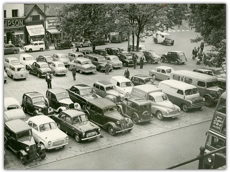 Flag Market Car Park, Preston. July 10, 1957