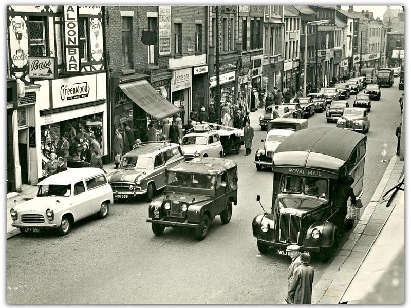 Friargate Street Scene, Preston, July 1957