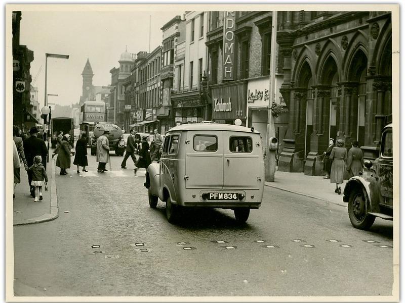 Fishergate, Preston. June 30, 1954