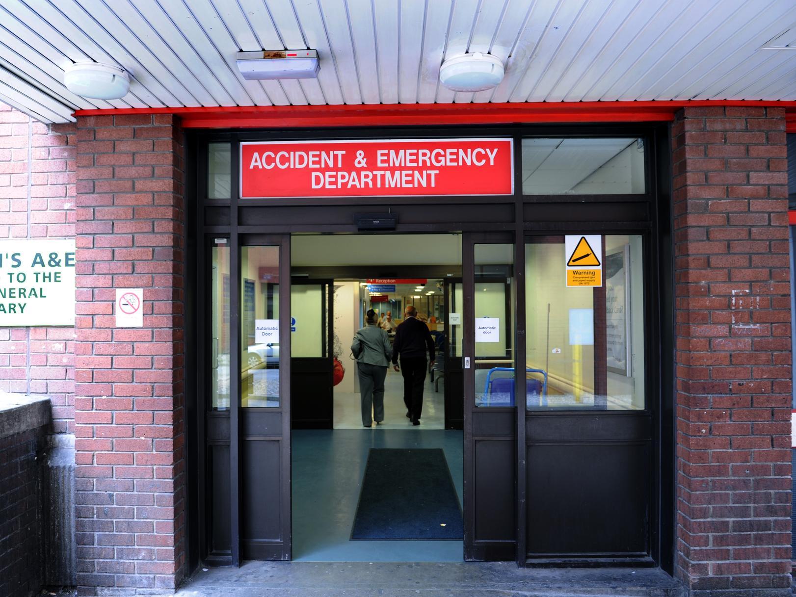 The A&E department at St James's Hospital