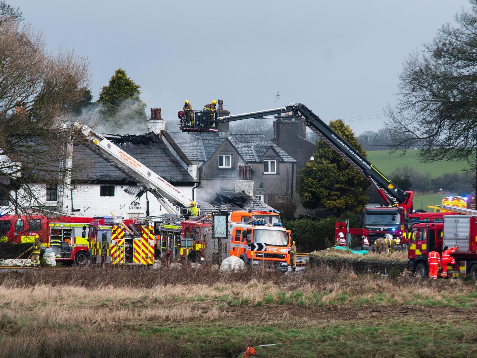 When crews arrived, they described the building as being 'well alight'
Copyright: jpimedia