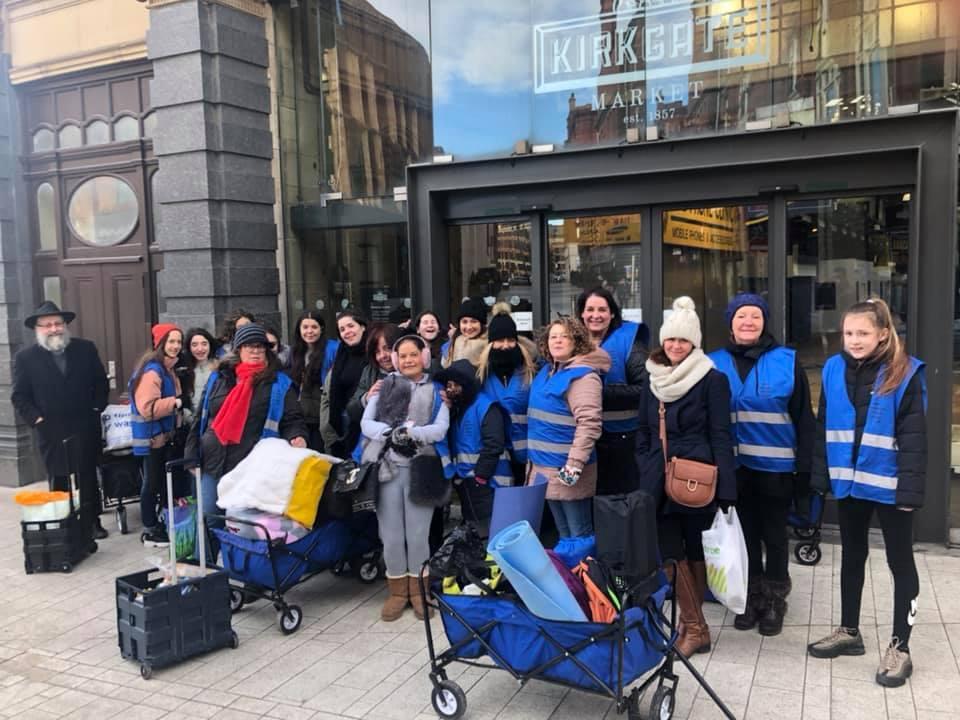 The Homeless Street Angels on a weekly outreach trip