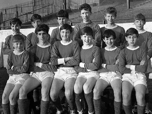 Okay this one may be a tad harder to fathom. But the young lad on the second right of the front row went on to play for Preston North End before making a name for himself with the all-conquering Liverpool side of the 1980s.