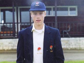 This snap was taken in 1992, just before his cricketing career really got into Top Gear. Aged 15 when this picture was taken he went on to become one of England's greatest ever all-rounders.