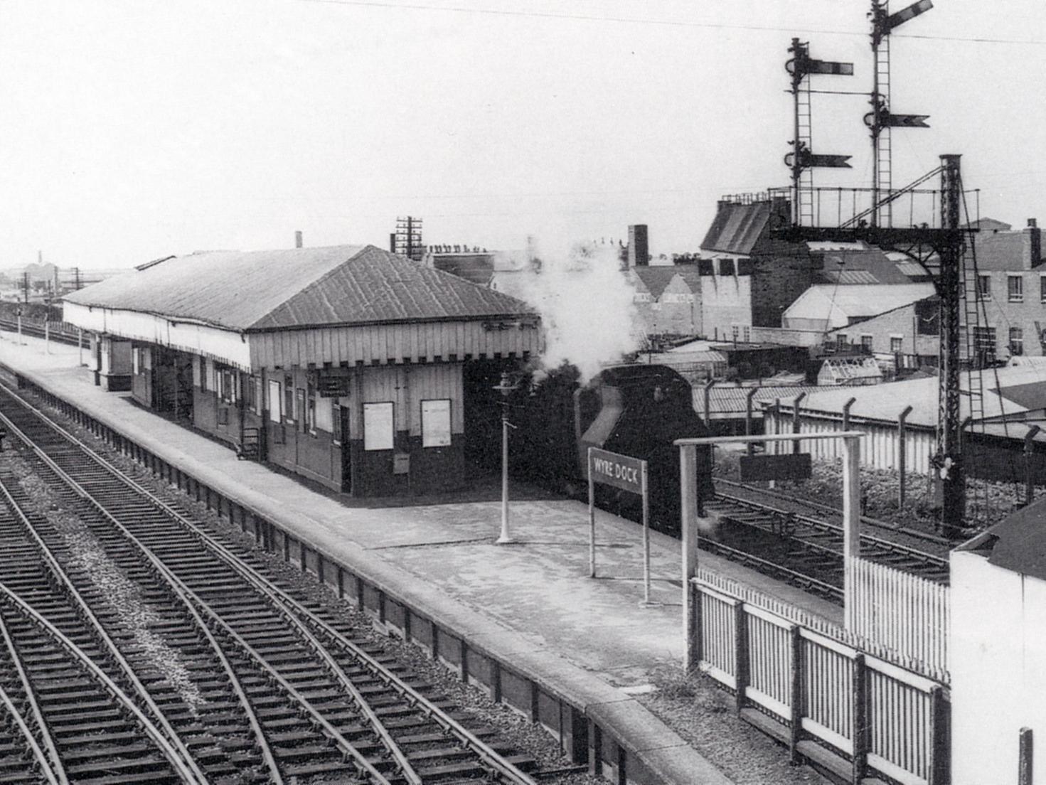 Wyre Dock Station which remained active until 1970, a few years after the main station closed down