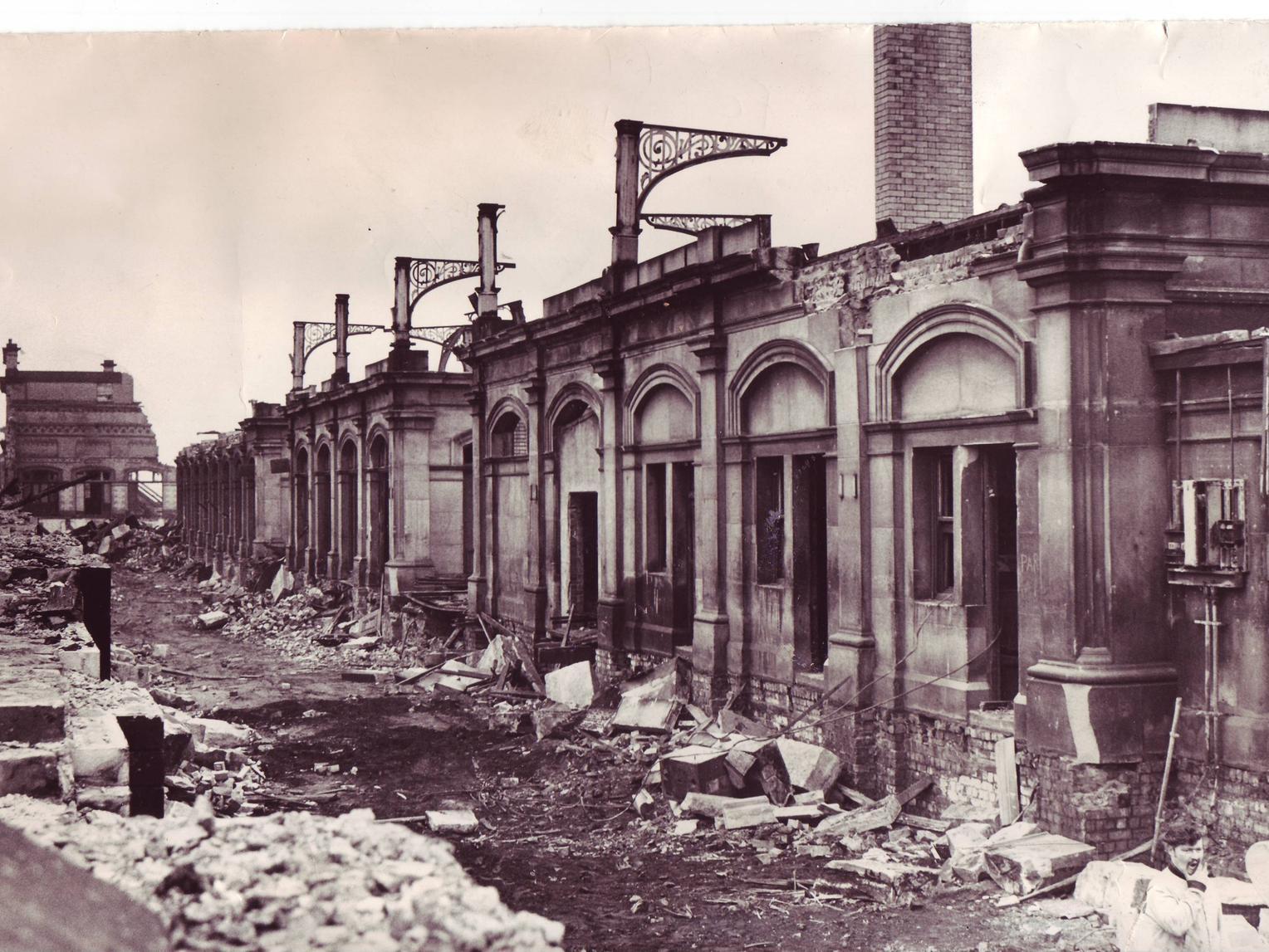 Demolition of Fleetwood Railway Station