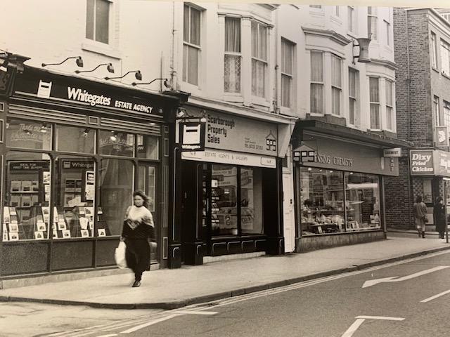 The old Whitegates Estate Agency and Scarborough Property Sales offices back in 1984.