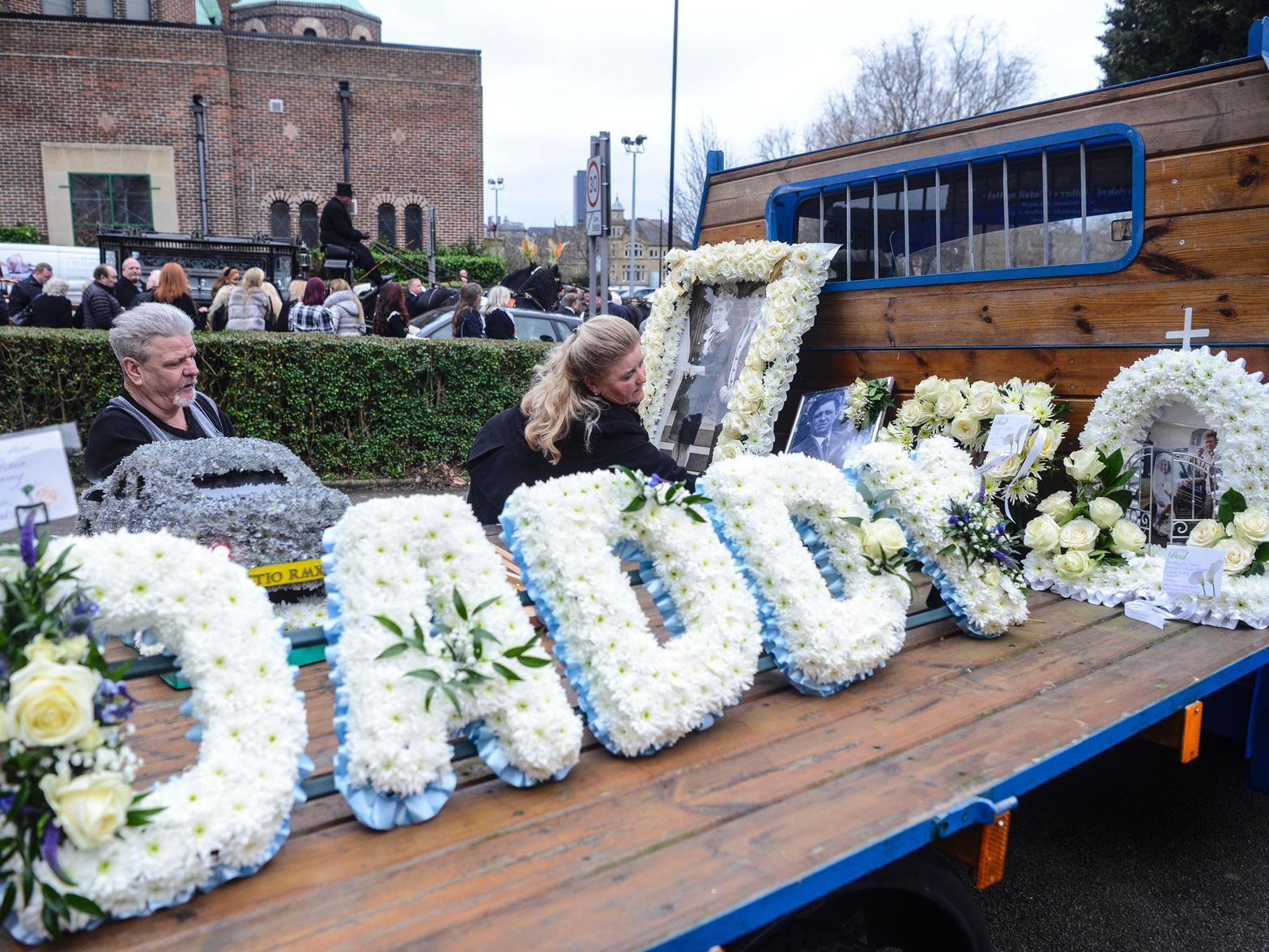 More than 1000 turned out for the funeral of Paddy Doran cc SWNS