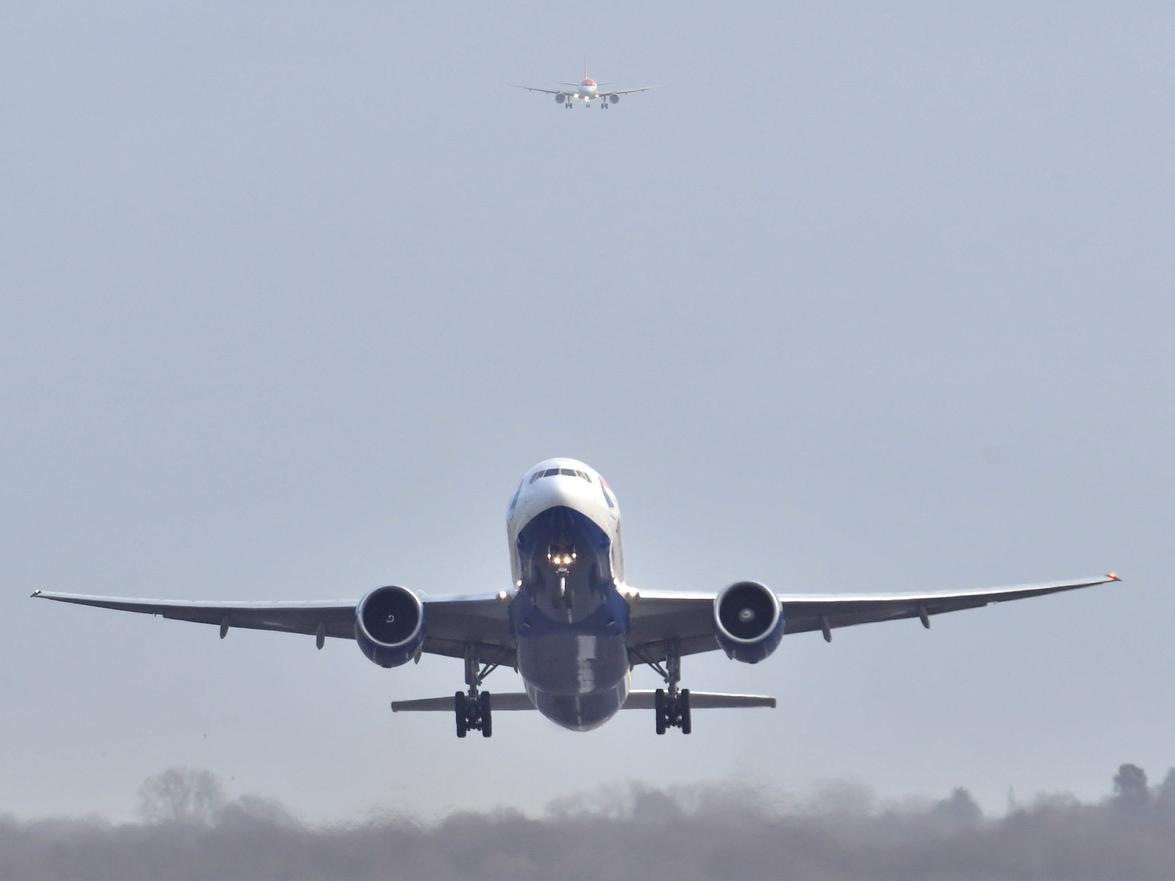 British Airways suspended flights.