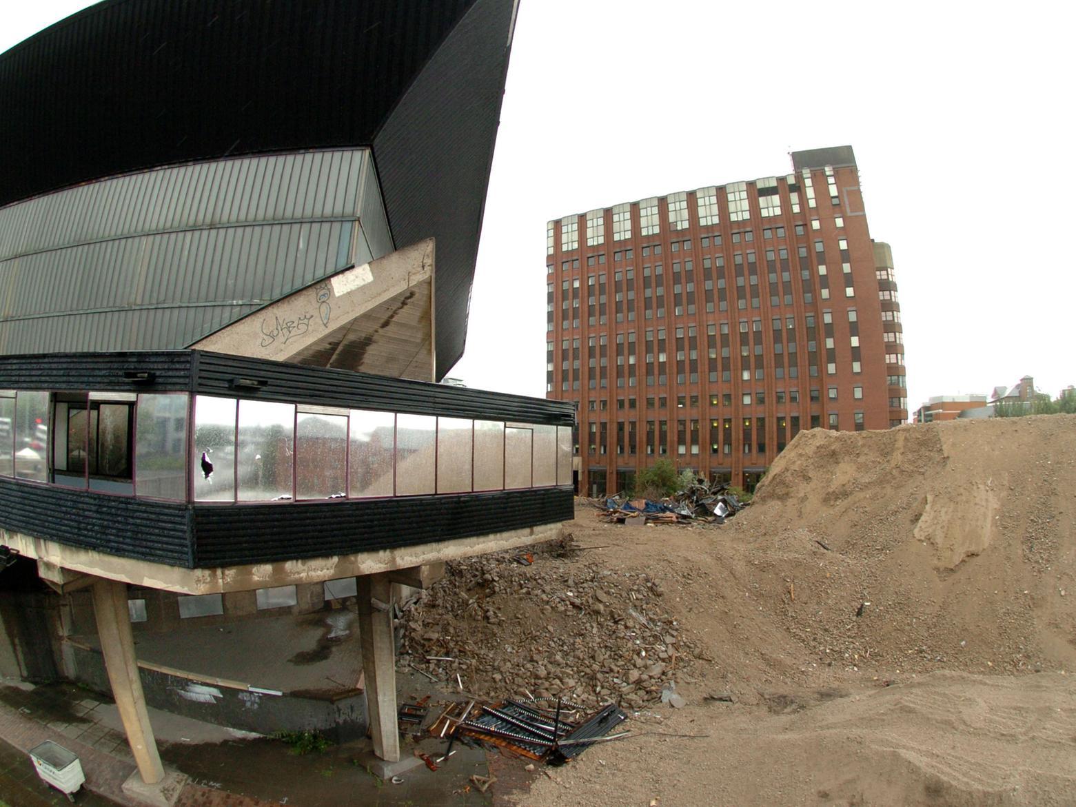 Demolition work was well underway on site at Westgate in September 2009.