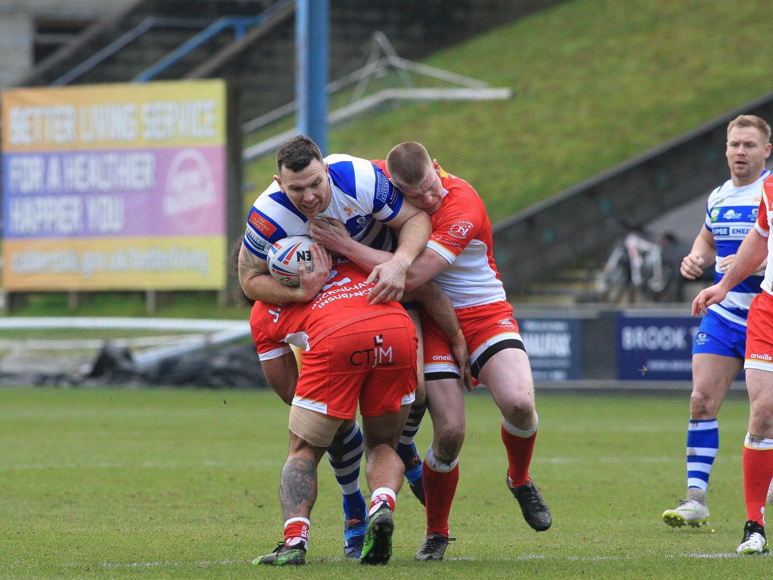 Fax v Sheffield. Simon Hall of OMH Rugby Pics