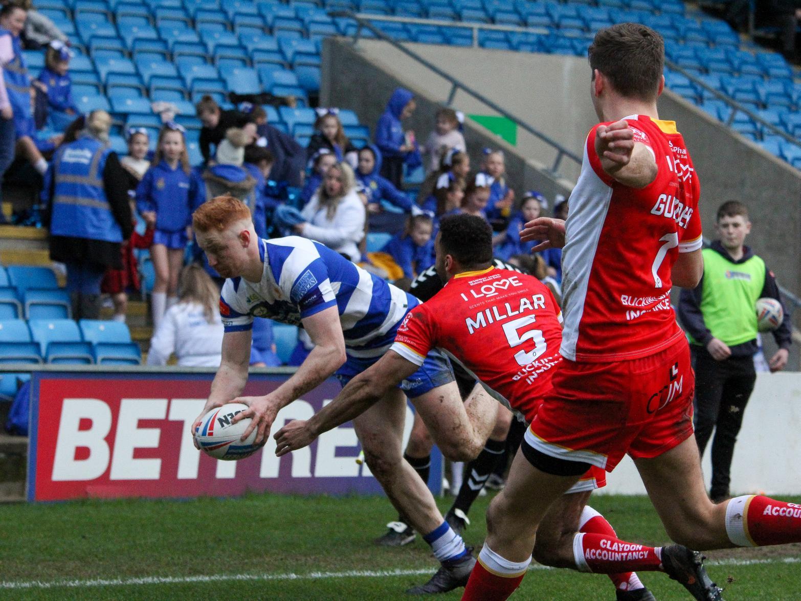 Fax v Sheffield. Simon Hall of OMH Rugby Pics